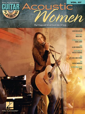 Acoustic Women - Guitar Play-Along Volume 87 - Guitar Hal Leonard Guitar TAB with Lyrics & Chords /CD