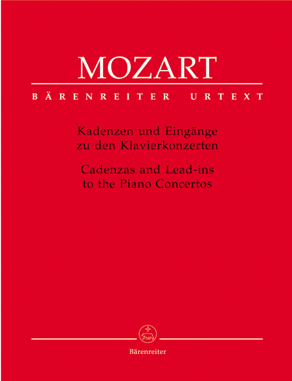 CADENZAS TO MOZARTS PIANO CONCERTOS