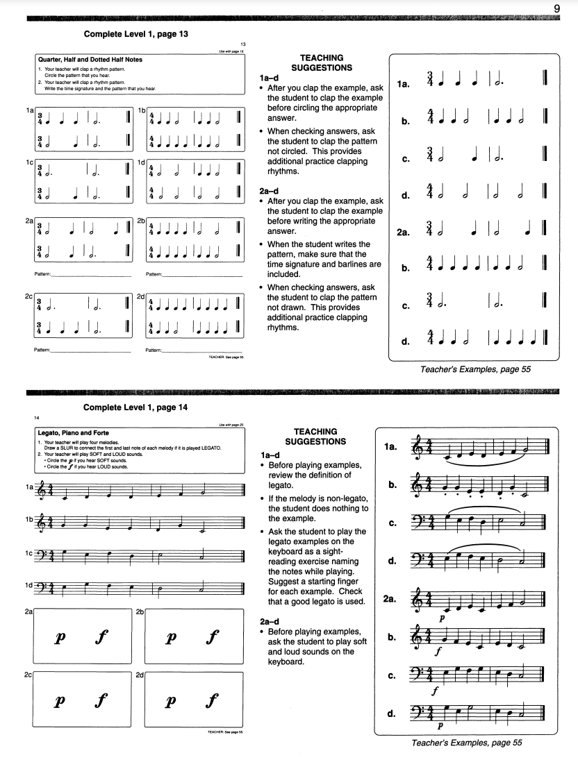 ABPL Ear Training Teacher's Handbook Complete 1-3