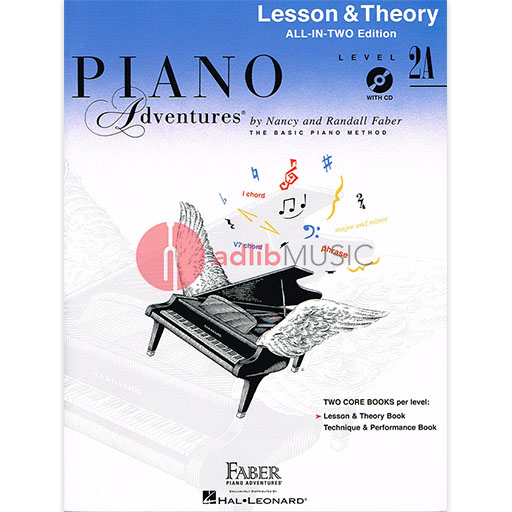 Piano Adventures All-In-Two Level 2A - Piano Lesson & Theory Book/CD by Faber/Faber Hal Leonard 119905