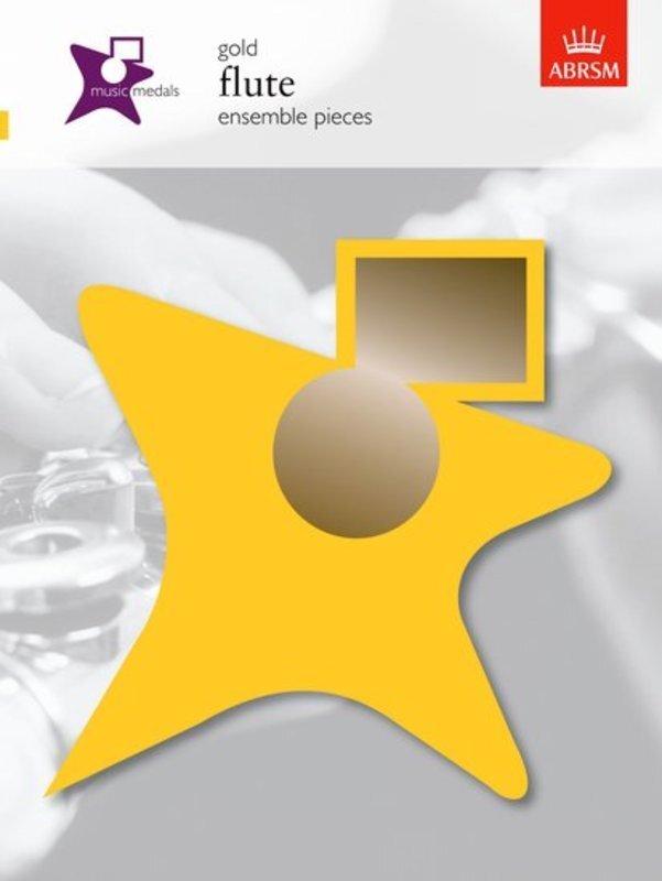 Music Medals Flute Ensemble Pieces Gold