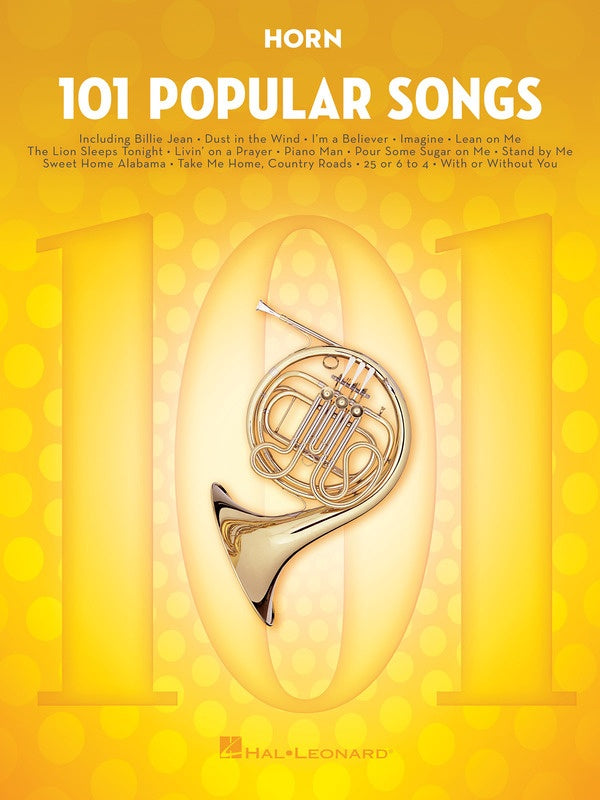 101 Popular Songs - French Horn Solo - Hal Leonard 224727