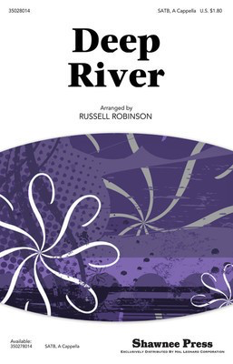 Deep River - SATB Russell Robinson Shawnee Press Choral Score Octavo