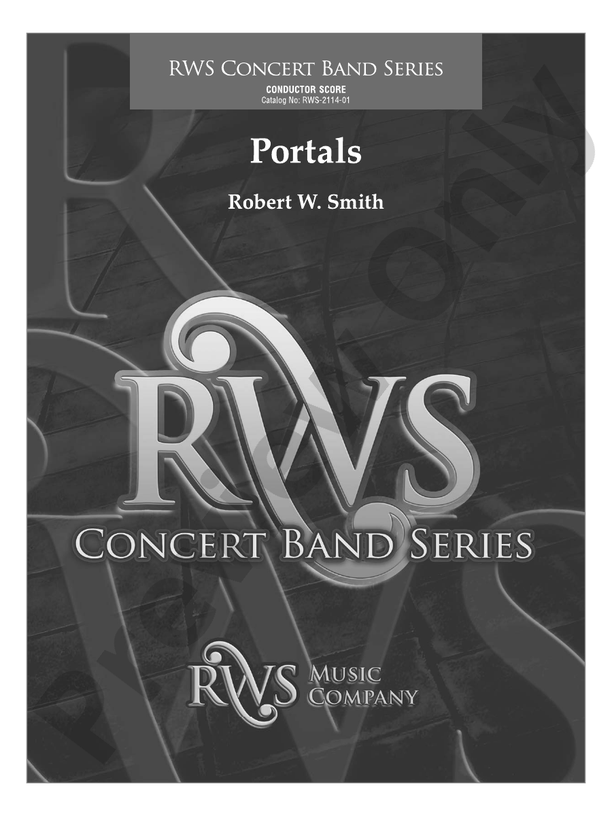 Portals - Concert Band Conductor Score & Parts (Digital Download)