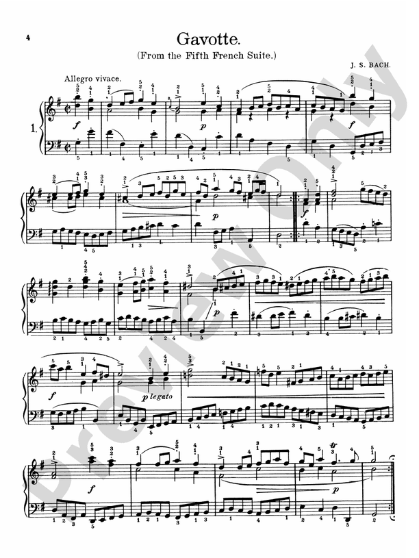 Bach - Album for the Piano (Ed. Heinze) - Piano Solo (Digital Download)