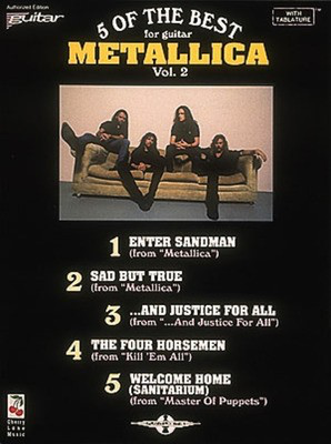 Metallica - 5 of the Best/Vol. 2* - Guitar|Vocal Cherry Lane Music Guitar TAB