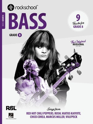 Rockschool Bass Grade 8 (2024) Book/OLA- Rock School Limited
