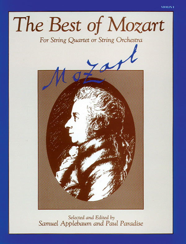 BEST OF MOZART STR ORCH VLN 1 ED APPLEBAUM/PARAD