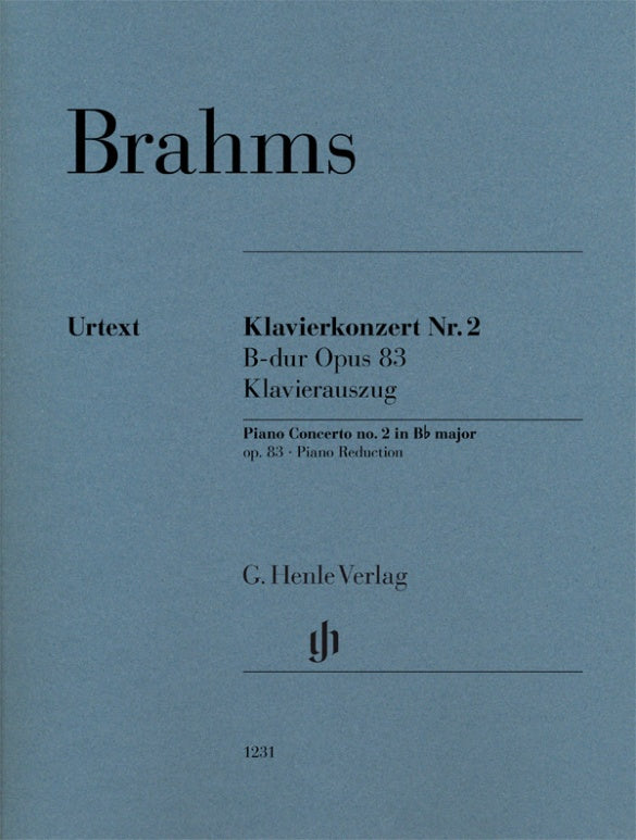 Brahms Piano Concerto No 2 Bb Major Op 83 2P4H