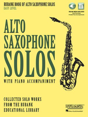 Rubank Book of Alto Saxophone Solos - Easy Level - (Includes Piano Accompaniment) - Various - Rubank Publications