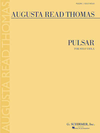 Thomas, AR - Pulsar - Viola Solo Schirmer 50486252