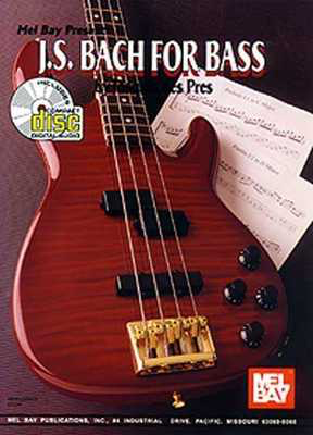 Bach J S For Bass Bk/Cd -