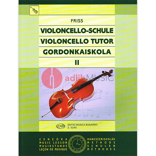 VIOLONCELLO TUTOR VOL 2 - FRISS - CELLO - EMB