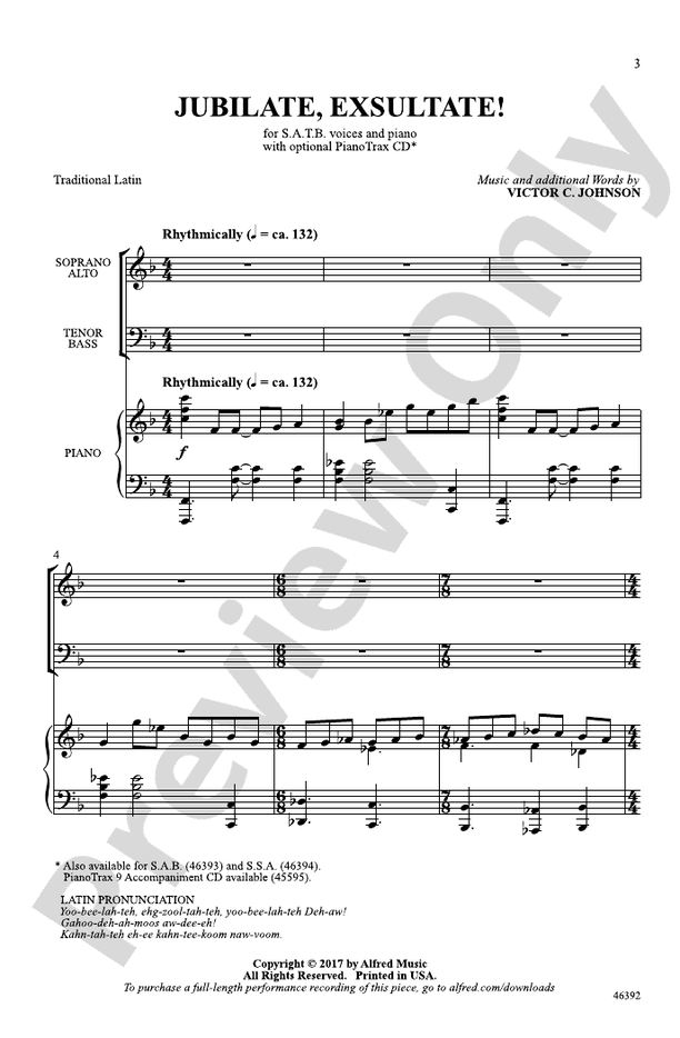 Jubilate, Exsultate! – SATB Choral Octavo (Digital Download)