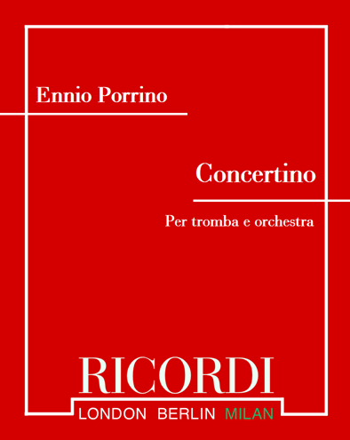 Concertino for Trumpet & Piano - Ennio Porrino - Ricordi