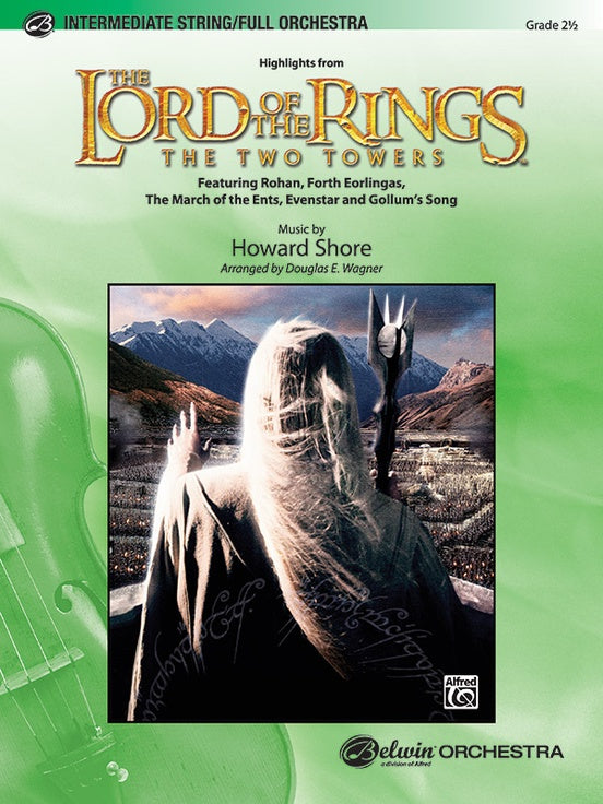 The Lord of the Rings: The Two Towers, Highlights from – Full Orchestra Conductor Score & Parts (Digital Download)