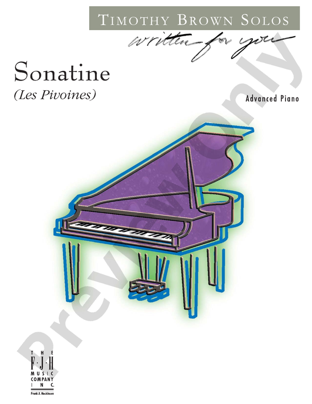 Sonatine (Les Pivoines) - Piano (Digital Download)