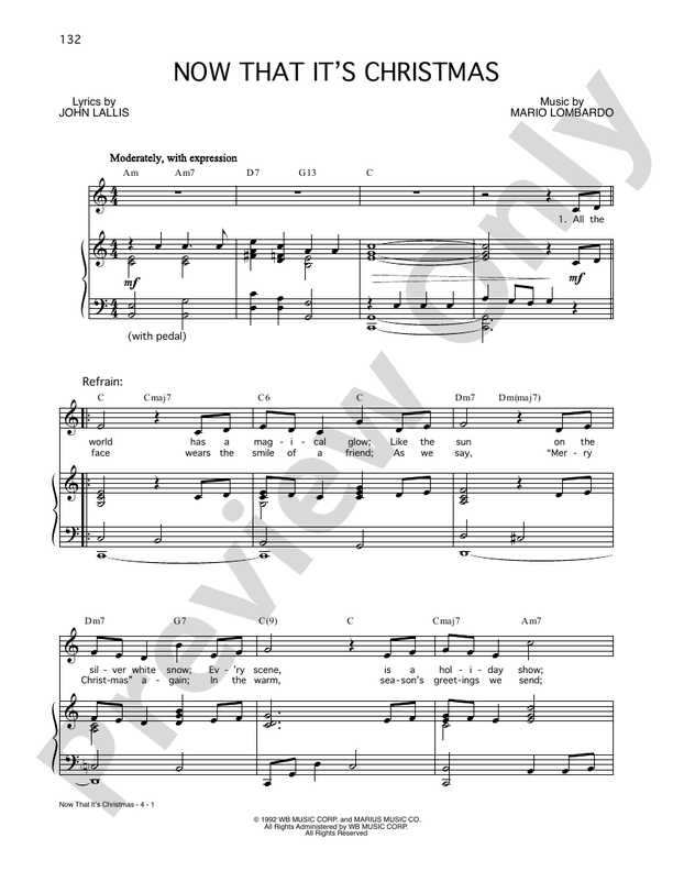Now That It's christmas - Mario Lombardo - PVG (Digital Download)