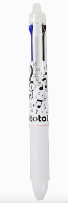 4 in 1 Erasable Pen Black, Blue, Red and Green