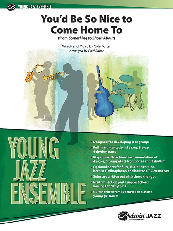 You'd Be So Nice to Come Home To (Grade 2) – Jazz Ensemble Conductor Score & Parts (Digital Download)
