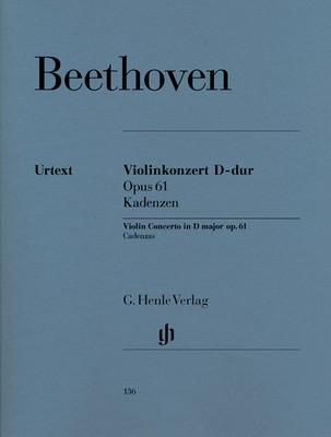 Cadenzas for Violin Concerto Op 61 Violin Solo