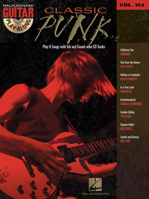 Classic Punk - Guitar Play-Along Volume 102 - Guitar Hal Leonard Guitar TAB with Lyrics & Chords /CD