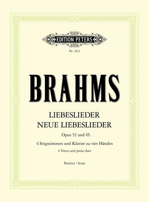 Brahms - Liebeslieder Waltzes Op52 65 - SATB Full Score - Peters EP3912