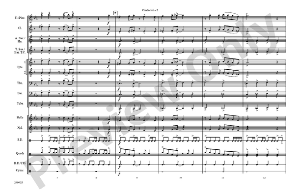 Estancia – Marching Band Conductor Score & Parts (Digital Download)