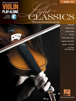 Light Classics - Violin Play-Along Volume 42 - Various - Violin Hal Leonard Sftcvr/Online Audio