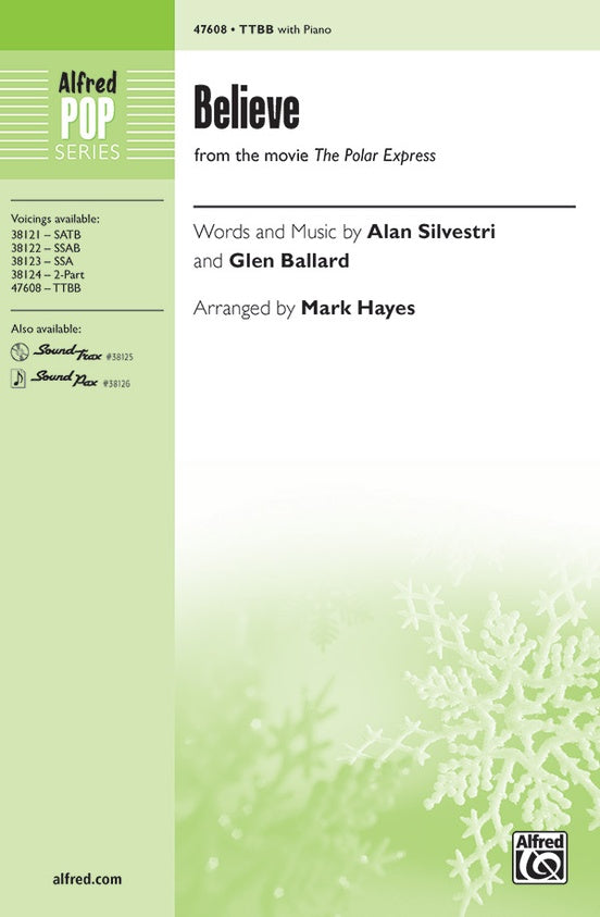 Believe – TTBB Choral Octavo (Digital Download)