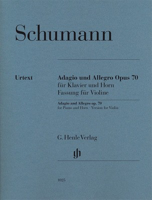 Adagio and Allegro for Piano and Horn Op 70