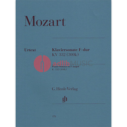 Piano Sonata in F major K 332