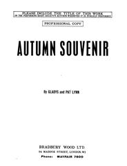 Autumn Souvenir - PVG (Digital Download)