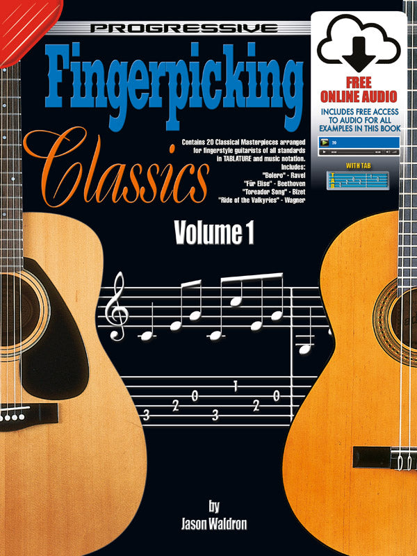 Progressive Fingerpicking Classics Volume 1 Bk/OLA