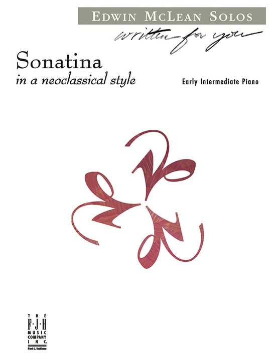 Sonatina in a Neoclassical style - Piano (Digital Download)