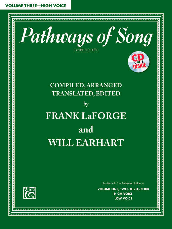 Pathways of Song Volume 3 Book/CD High