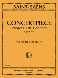 Saint-Saens - Concertpiece Op94 - French Horn Sheet Music/Piano Accompaniment IMC IMC1489