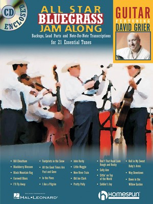 All Star Bluegrass Jam Along - for Guitar - Guitar Homespun Guitar Solo /CD