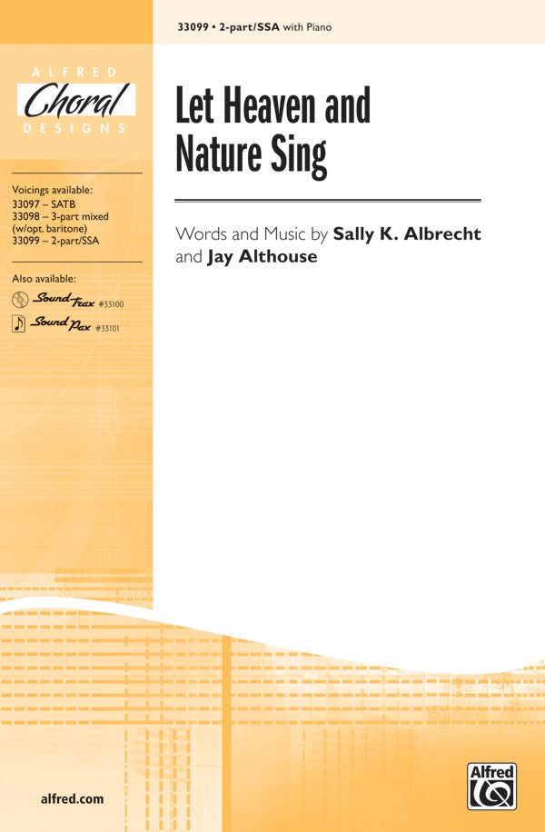 LET HEAVEN AND NATURE SING 2 PART