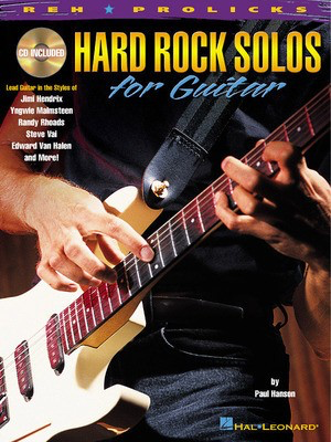 Hard Rock Solos for Guitar - Guitar Paul Hanson Hal Leonard Guitar TAB /CD