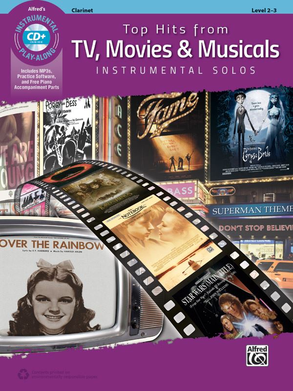 Top Hits from TV Movies & Musicals Cla Book/CD