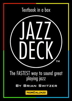 Jazz Deck - Textbook in a Box - All Instruments Brian Switzer NorCal Jazz Flash Cards