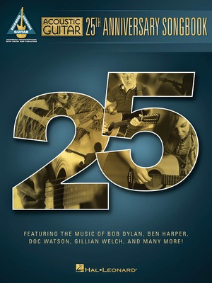 Acoustic Guitar 25th Anniversary Songbook - Guitar Hal Leonard Guitar TAB with Lyrics & Chords