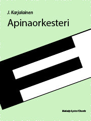 Apinaorkesteri - Melody/Lyrics/Chords (Digital Download)