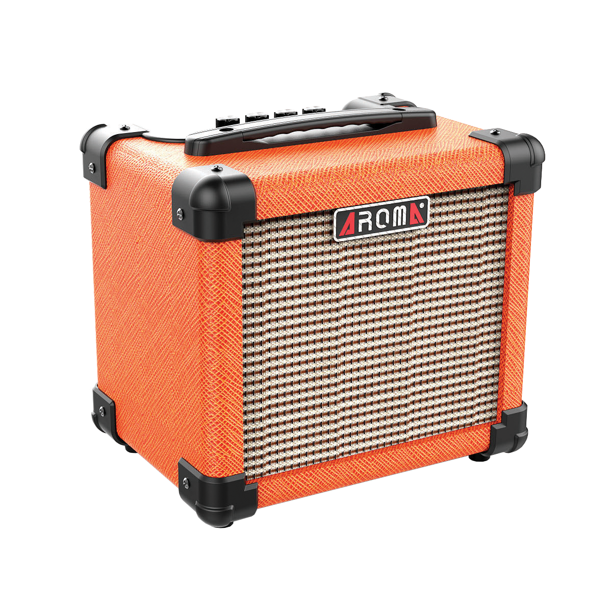 Aroma AG10OR 10W Orange Electric Guitar Portable Amplifier