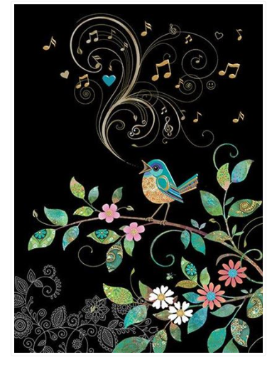 Greeting Card Blue Bird
