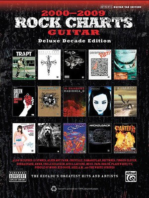 Rock Charts Guitar 2000-2009 - Deluxe Decade Edition - The Decade's Greatest Hits and Artists - Guitar Hal Leonard Guitar TAB
