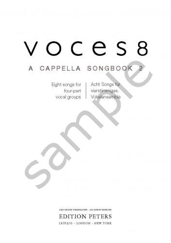 VOCES8: A Cappella Songbook Volume 2 - 4-Part Vocal/SATB - Various - Peters EP72527