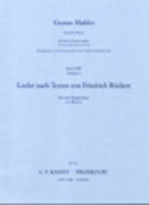 Mahler - Rueckert Lieder - Classical Vocal - Peters KT9254