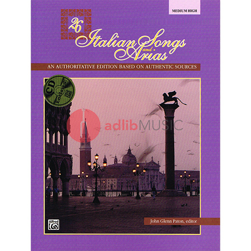 26 Italian Songs and Arias Medium-High Voice Bk/CD